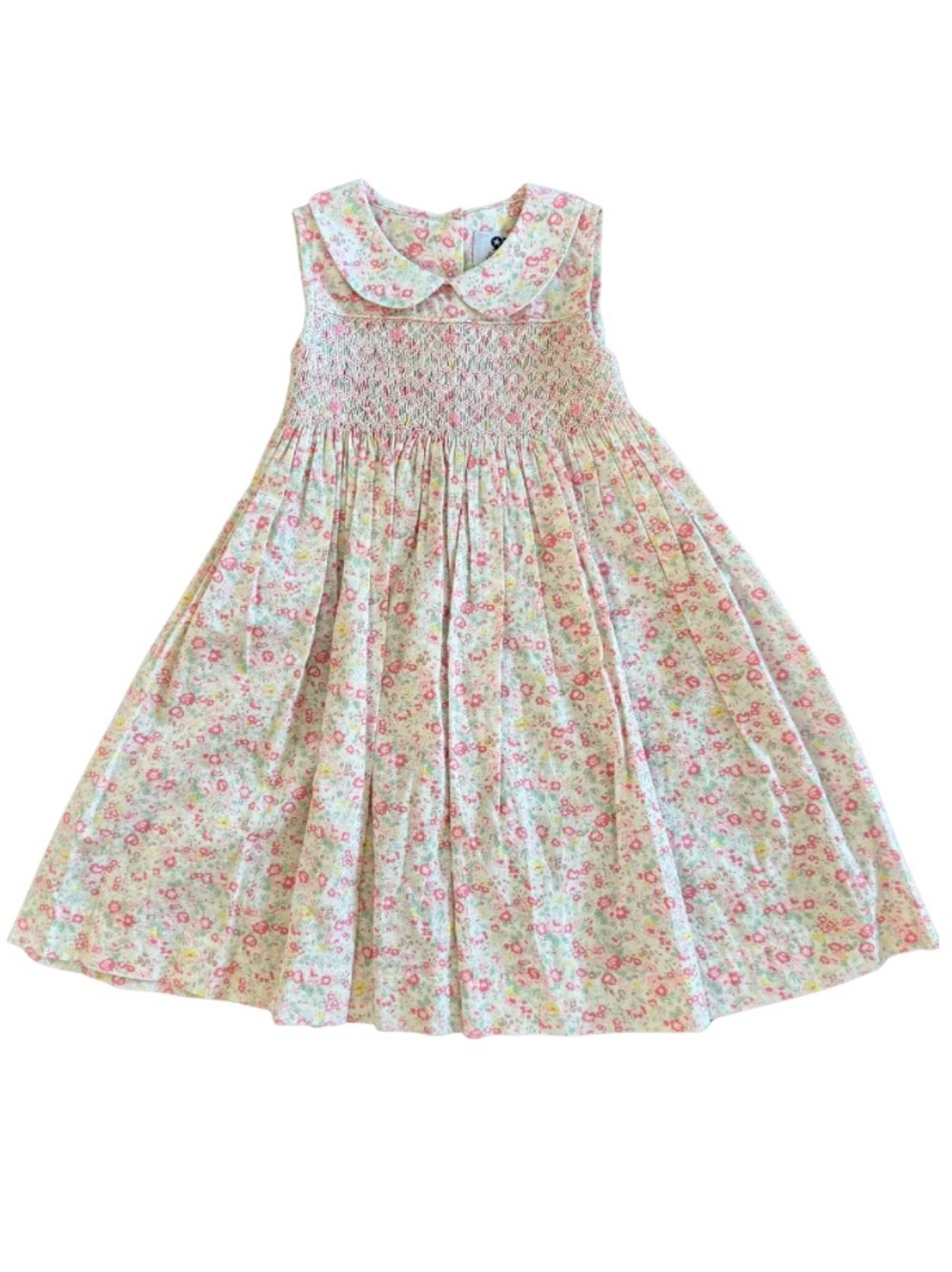 🌸 Question Everything Lizzie Smocked Floral Dress 2-3Y